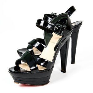 Christian Louboutin Black Patent Leather Platform